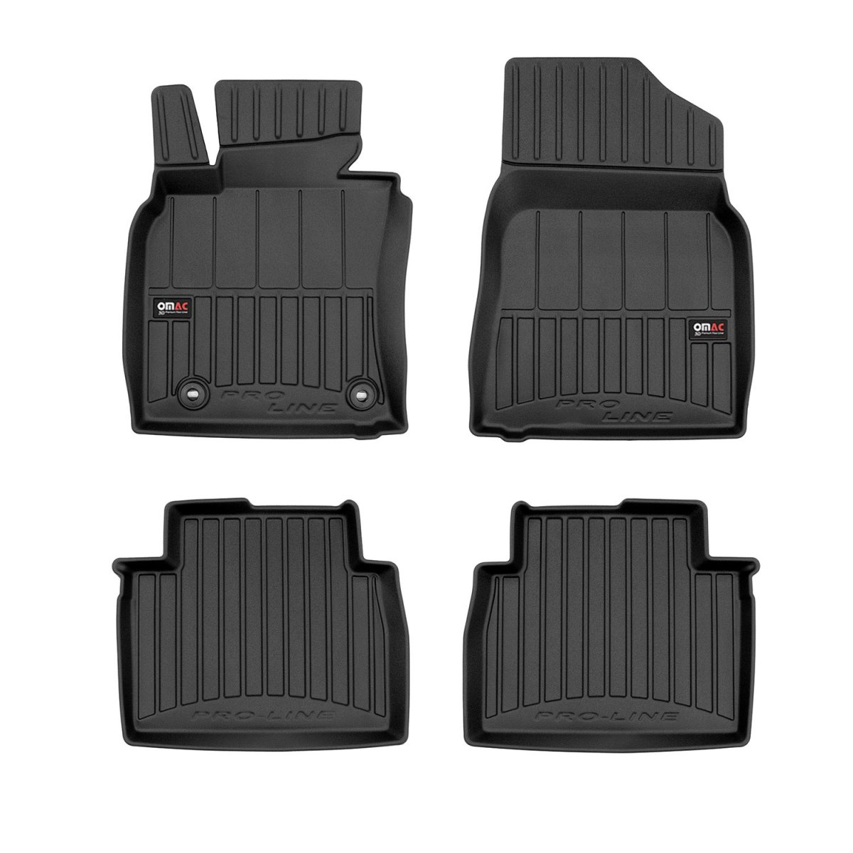 Toyota Camry Floor Mat - Omac - Premium TPE - Black - '18-'24